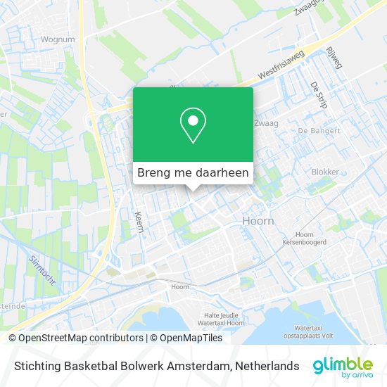 Stichting Basketbal Bolwerk Amsterdam kaart