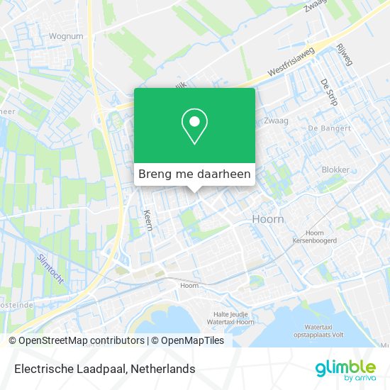 Electrische Laadpaal kaart