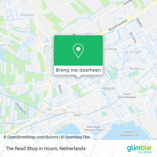 The Read Shop in Hoorn kaart
