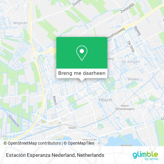 Estación Esperanza Nederland kaart