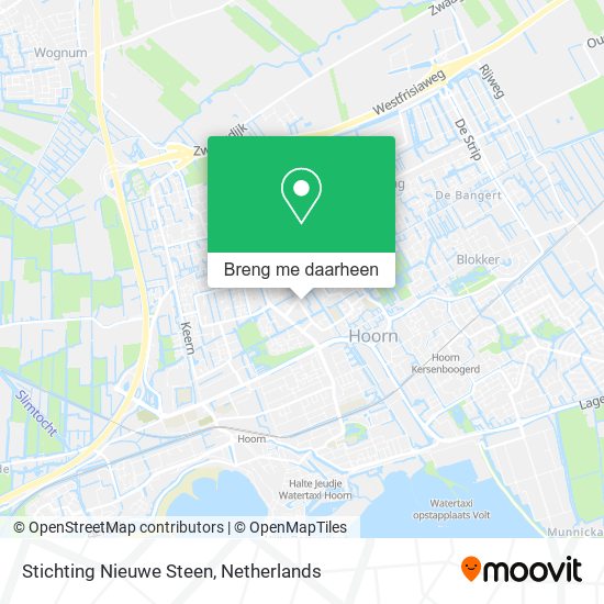 Stichting Nieuwe Steen kaart