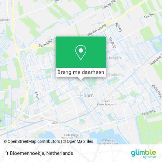 't Bloemenhoekje kaart