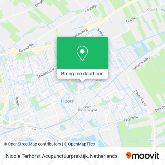 Nicole Terhorst Acupunctuurpraktijk kaart