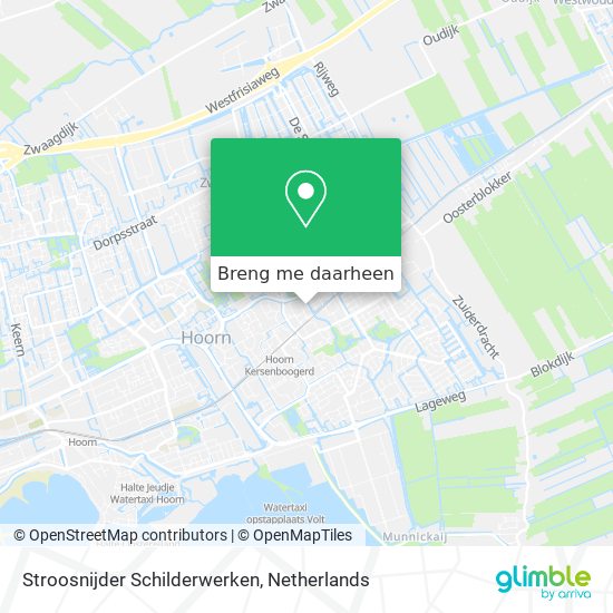 Stroosnijder Schilderwerken kaart