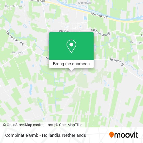 Combinatie Gmb - Hollandia kaart