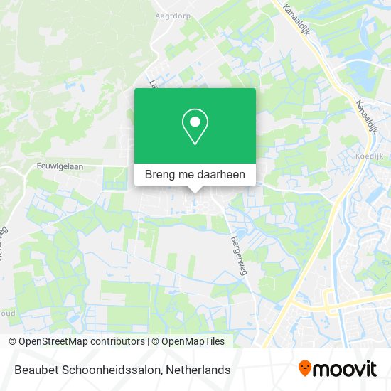 Beaubet Schoonheidssalon kaart