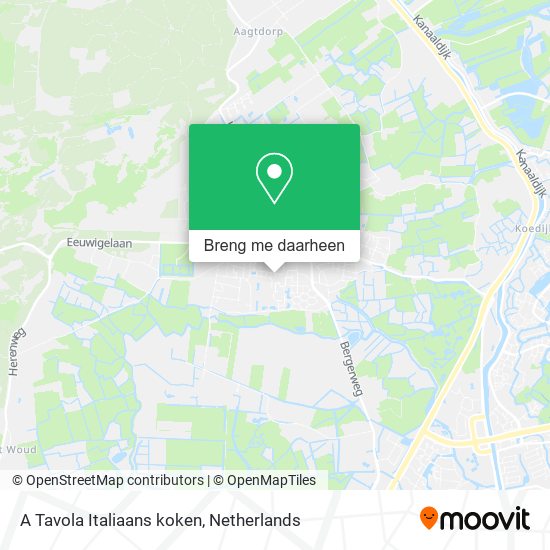 A Tavola Italiaans koken kaart