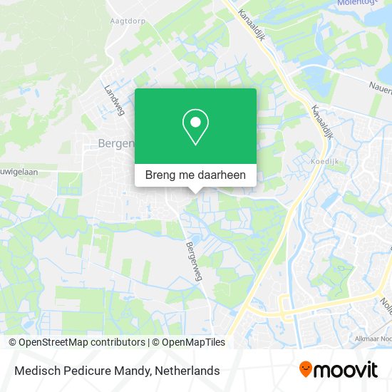Medisch Pedicure Mandy kaart