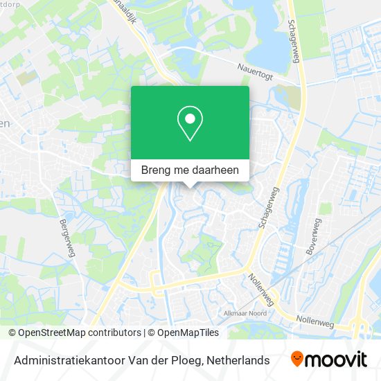 Administratiekantoor Van der Ploeg kaart
