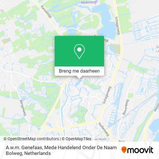 A.w.m. Genefaas, Mede Handelend Onder De Naam Bolweg kaart