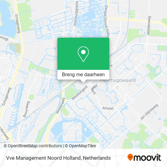 Vve Management Noord Holland kaart