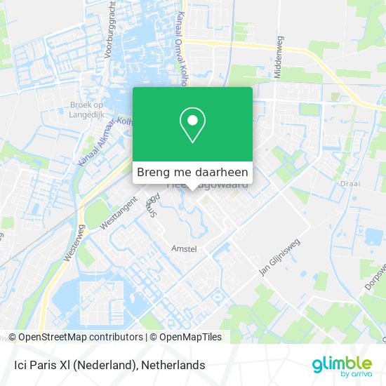 Ici Paris Xl (Nederland) kaart