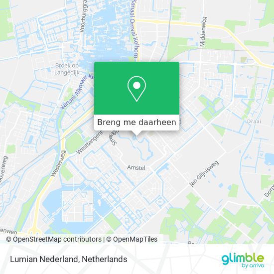Lumian Nederland kaart