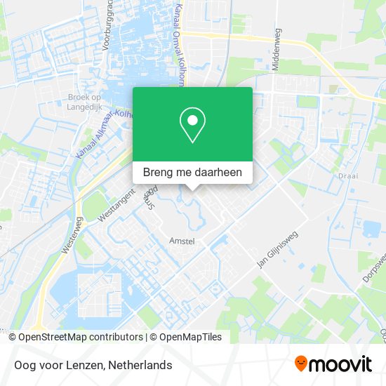 Oog voor Lenzen kaart