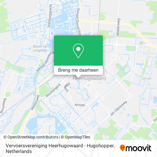 Vervoersvereniging Heerhugowaard - Hugohopper kaart