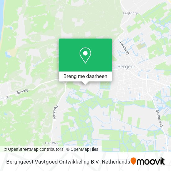 Berghgeest Vastgoed Ontwikkeling B.V. kaart