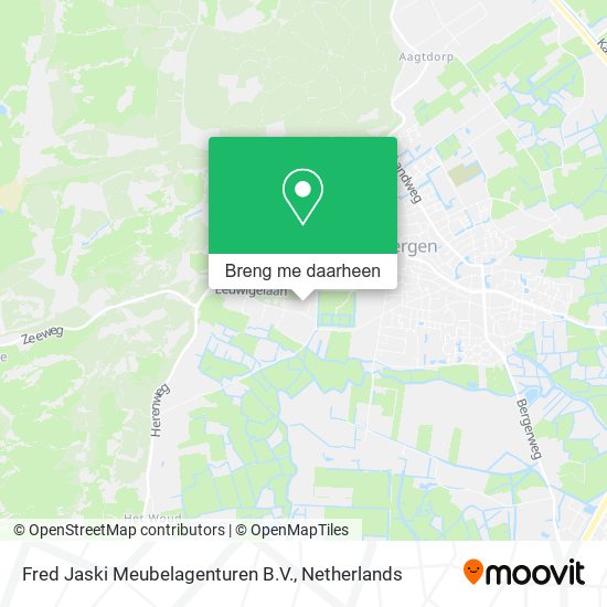 Fred Jaski Meubelagenturen B.V. kaart