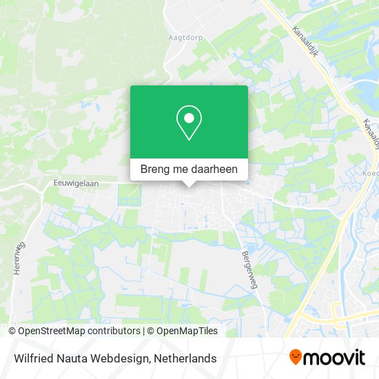Wilfried Nauta Webdesign kaart