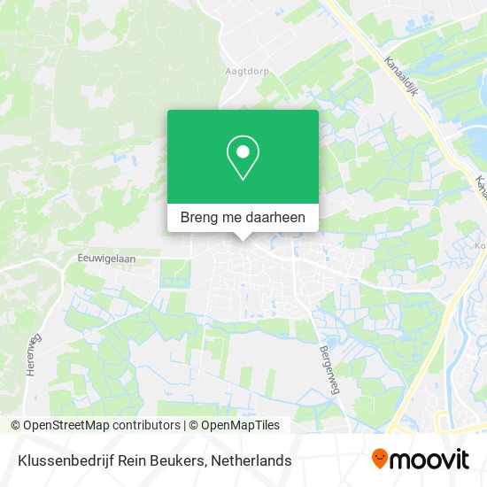 Klussenbedrijf Rein Beukers kaart