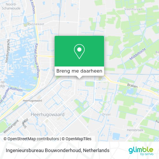 Ingenieursbureau Bouwonderhoud kaart