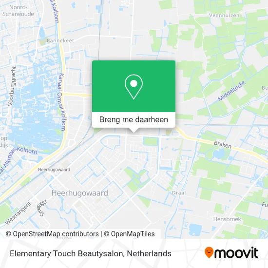 Elementary Touch Beautysalon kaart