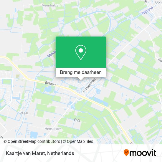 Kaartje van Maret kaart
