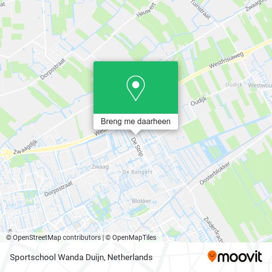 Sportschool Wanda Duijn kaart