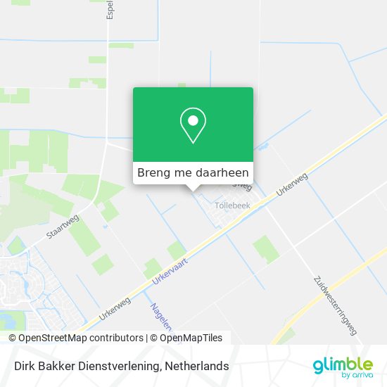 Dirk Bakker Dienstverlening kaart