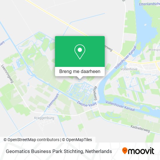 Geomatics Business Park Stichting kaart