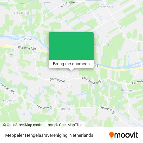 Meppeler Hengelaarsvereniging kaart