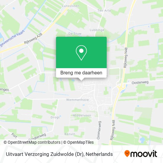 Uitvaart Verzorging Zuidwolde (Dr) kaart