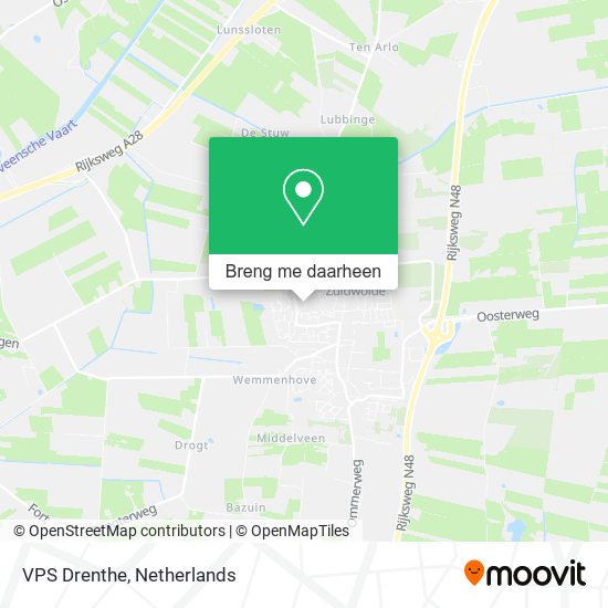 VPS Drenthe kaart