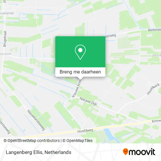 Langenberg Ellis kaart