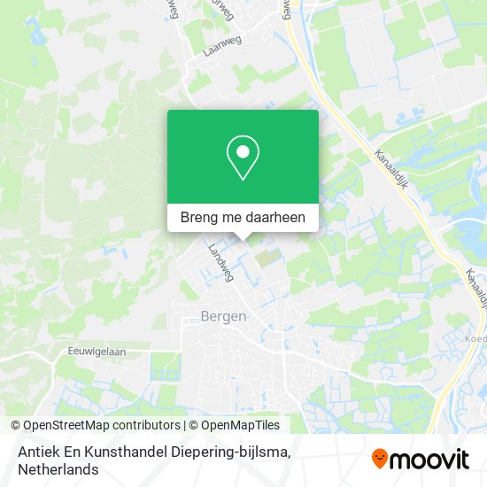 Antiek En Kunsthandel Diepering-bijlsma kaart