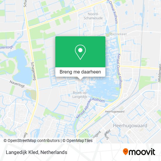 Langedijk Kled kaart