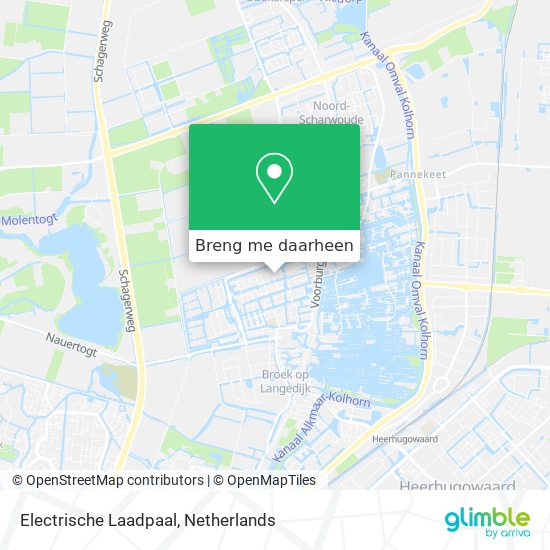 Electrische Laadpaal kaart