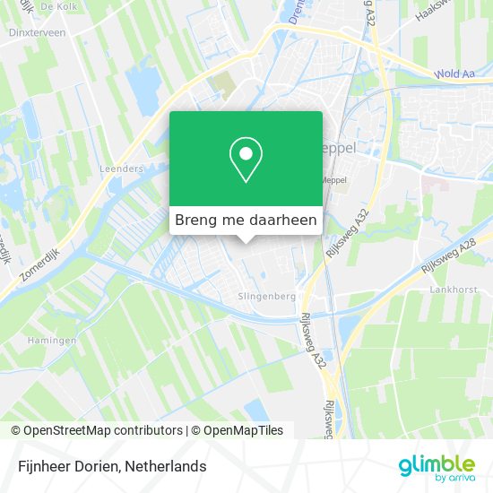 Fijnheer Dorien kaart