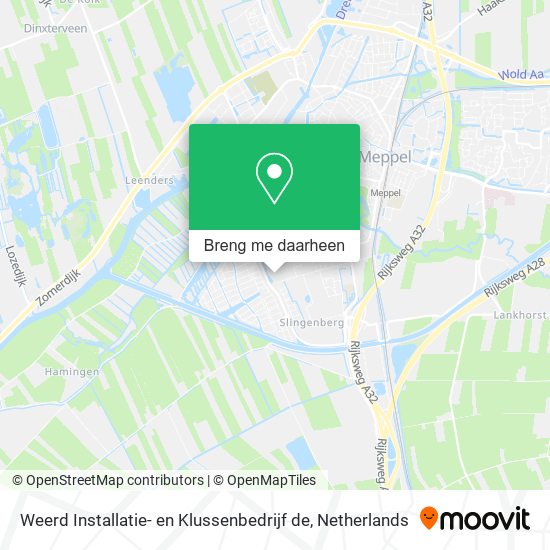 Weerd Installatie- en Klussenbedrijf de kaart