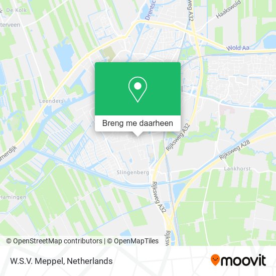 W.S.V. Meppel kaart