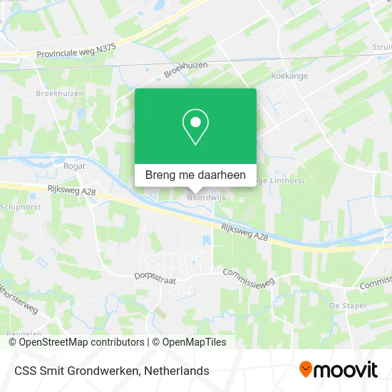 CSS Smit Grondwerken kaart