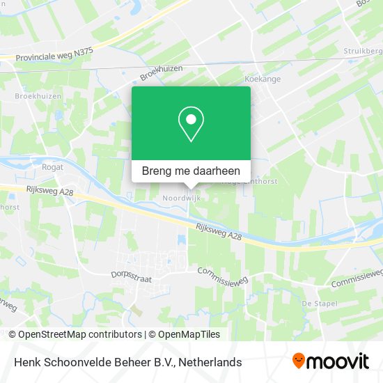 Henk Schoonvelde Beheer B.V. kaart