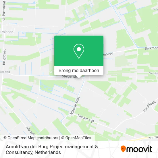 Arnold van der Burg Projectmanagement & Consultancy kaart