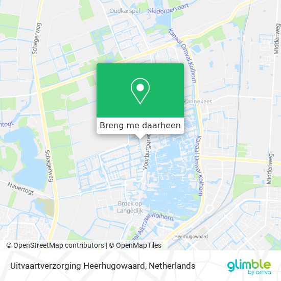 Uitvaartverzorging Heerhugowaard kaart