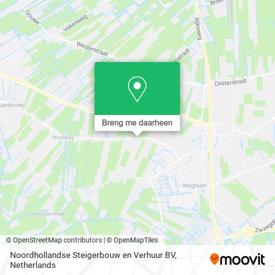 Noordhollandse Steigerbouw en Verhuur BV kaart