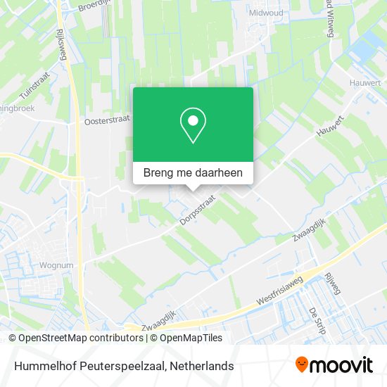 Hummelhof Peuterspeelzaal kaart