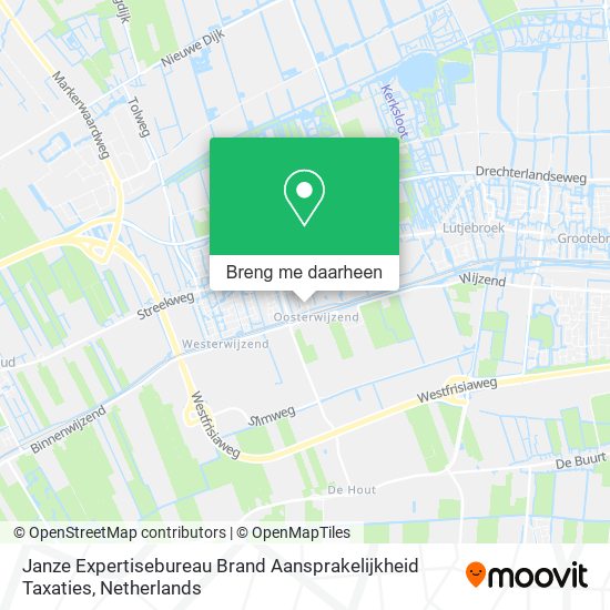 Janze Expertisebureau Brand Aansprakelijkheid Taxaties kaart