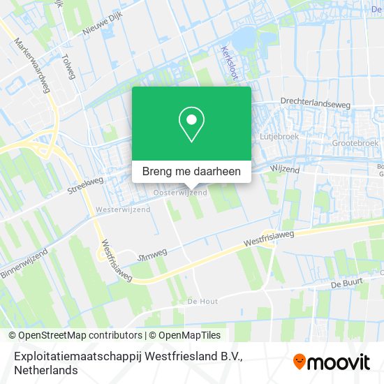 Exploitatiemaatschappij Westfriesland B.V. kaart