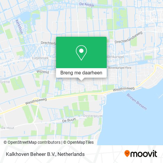 Kalkhoven Beheer B.V. kaart