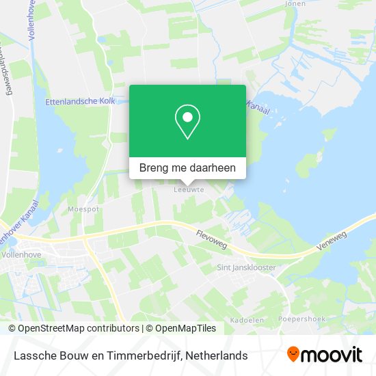 Lassche Bouw en Timmerbedrijf kaart