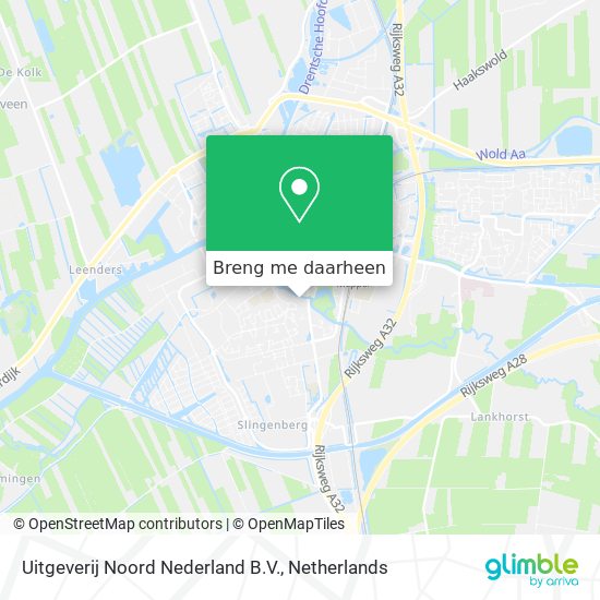 Uitgeverij Noord Nederland B.V. kaart